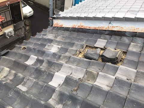 杉並区松庵 屋根葺き替え（軽量化）