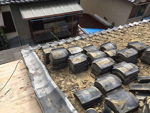 杉並区松庵 屋根葺き替え（軽量化）