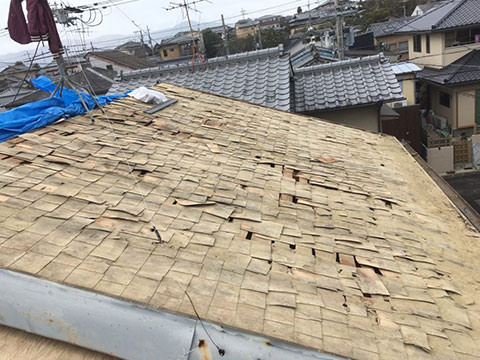 杉並区松庵 屋根葺き替え（軽量化）