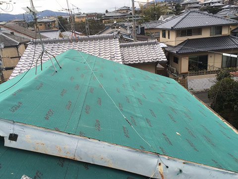 杉並区松庵 屋根葺き替え（軽量化）