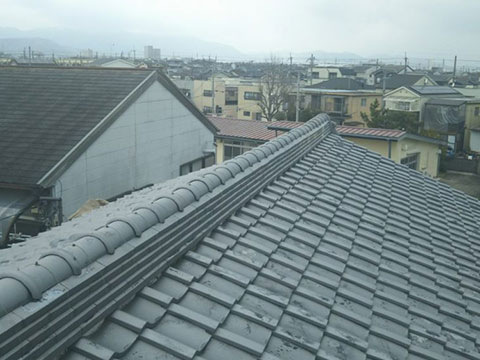 目黒区 屋根修理（棟修理）