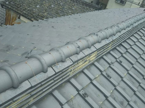 目黒区洗足 屋根修理（棟修理）