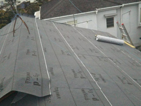 世田谷区上祖師谷 屋根葺き替え（軽量化）